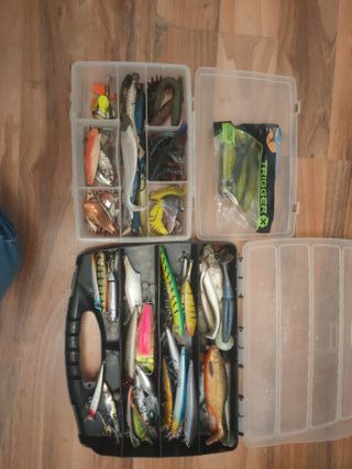 Lote de señuelos de pesca 