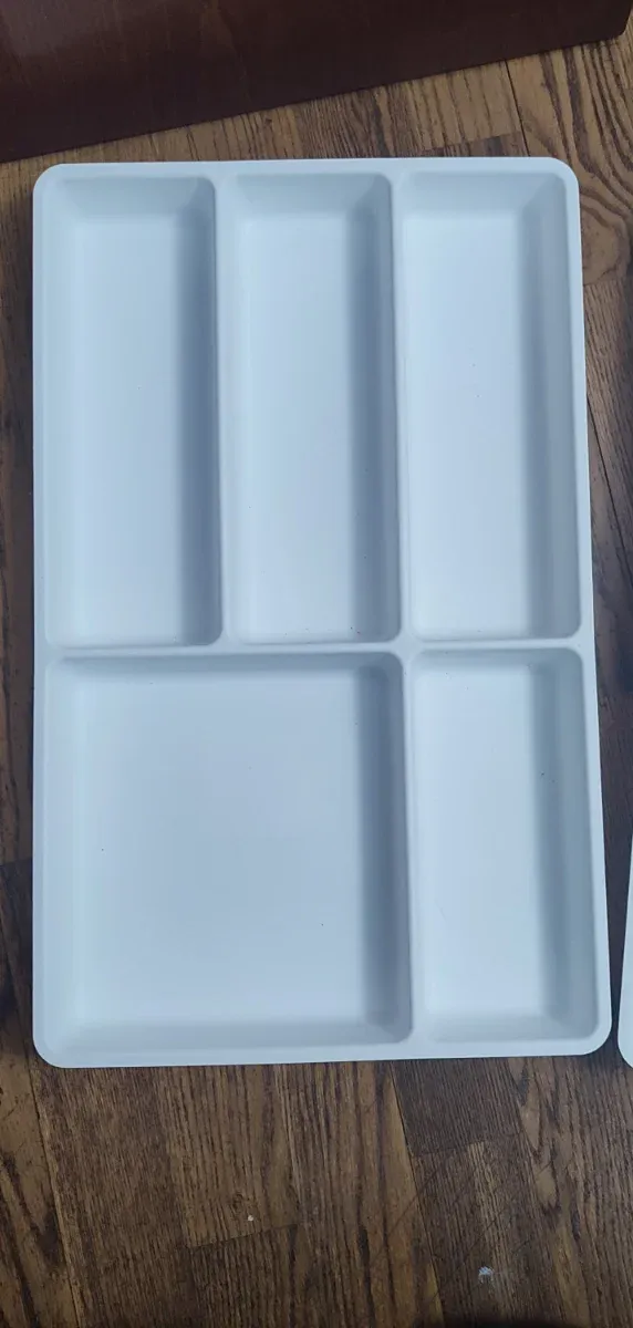 1 Portacubiertos Ikea Blanco Plástico