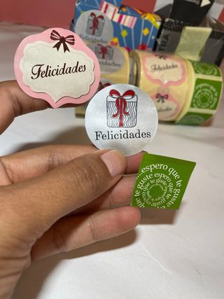 250 Pegatinas Adhesivas