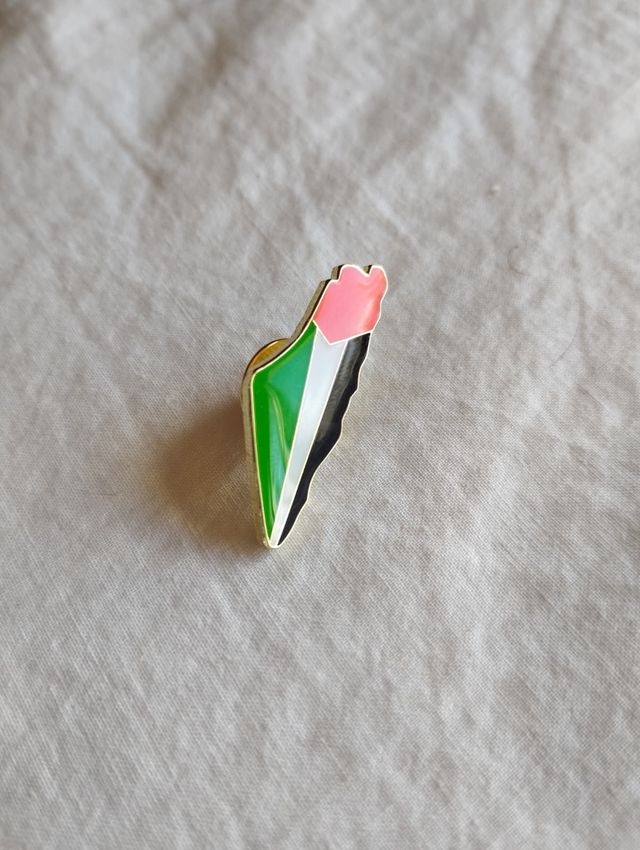 Pin broche territorio Palestina. De Acero
