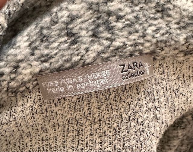 Abrigo fino jaspeado gris