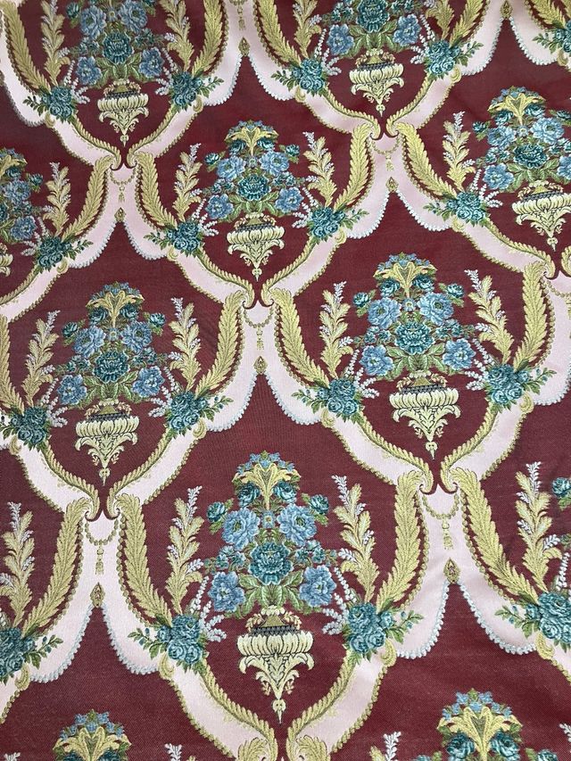 Tejido Fallera Alicantina Damasco Floral