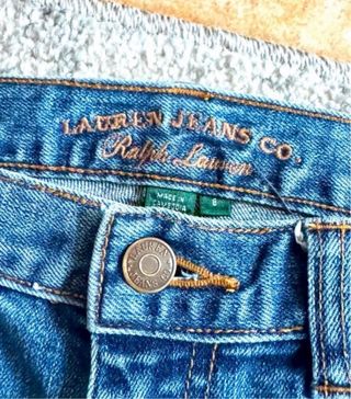 Pantalón vaquero-Ralph Lauren mujer azul