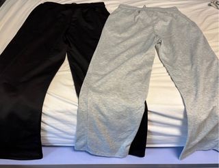 Pantalones de chándal negros y grises
