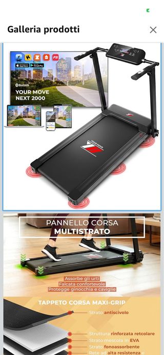 Tapis Roulant 1.5 HP - Velocità 14 km/h