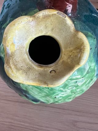 Botijo de cerámica esmaltada