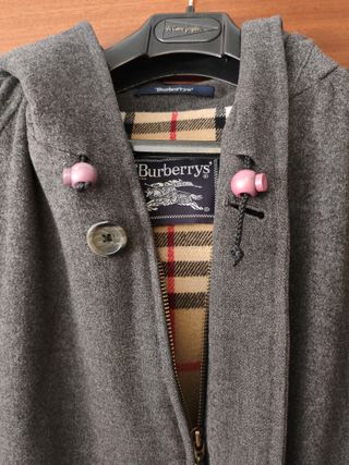 Abrigo Burberrys paño capucha