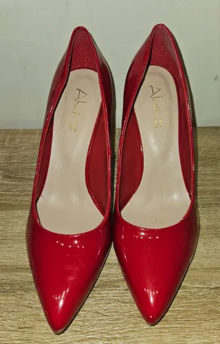 Scarpe décolleté rosse tacco alto Aleja
