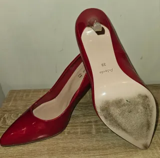 Scarpe décolleté rosse tacco alto Aleja