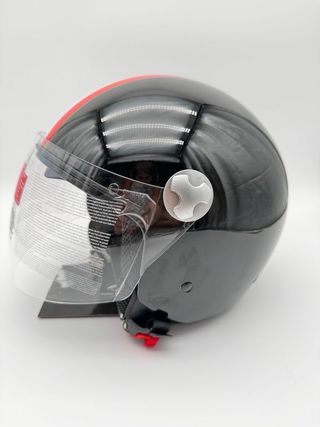 Casco Moto Jet Armor Helmets Italy Black, XS