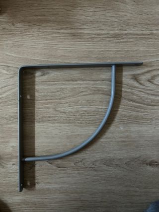 Set di 2 librerie quadrate in metallo grigio