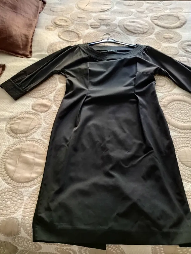 Vestido negro otoño-primavera