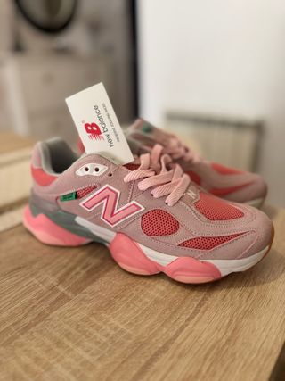 Zapatillas New Balance Rosa y Gris