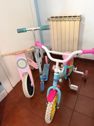 Bicicleta + Triciclo + Patinete Infantil