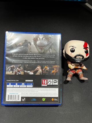 God of War PS4 + Figura Pop Kratos