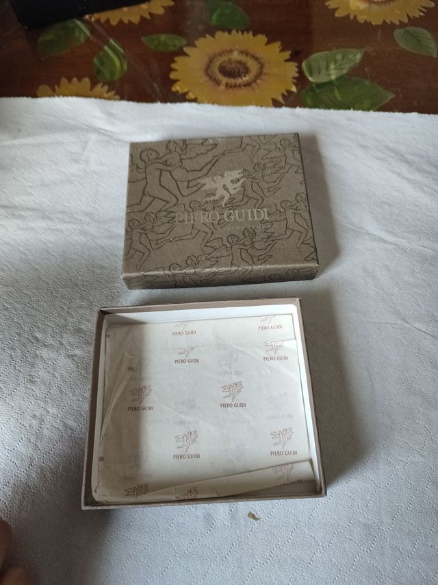 Portafoglio Piero Guidi blu nuovo