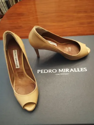 Zapatos Pedro Miralles Beige Vestir Talla 36
