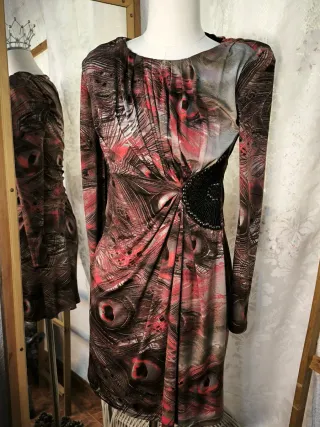 Vestido estampado Linda Segal
