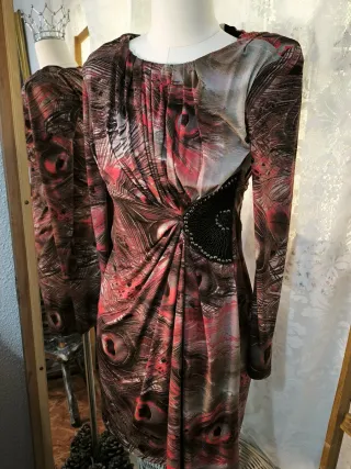 Vestido estampado Linda Segal