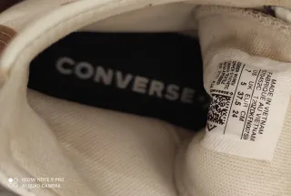 Converse talla 37.5  plataforma Chuck Taylor 