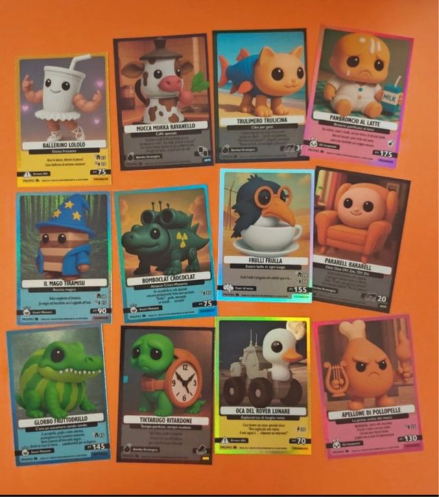 Kit 12 carte promo 3D serie 3 Brainrot