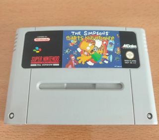 The Simpsons: Bart's Nightmare - Super Nintendo