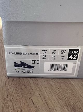 Joma Titanium 22 Running Hombre Talla 42