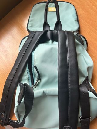 Mochila estilo casual color verde azulado