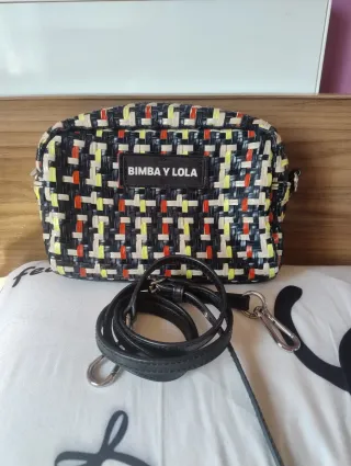 Bolso Bimba y Lola tejido multicolor
