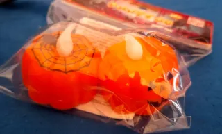 2 Lanterne LED Zucca Halloween