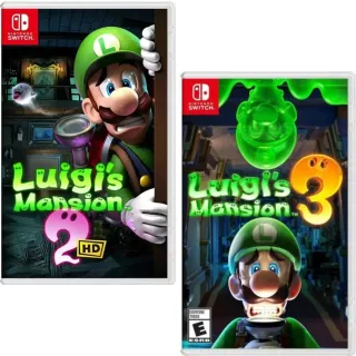 Nintendo switch oled y juegos Luigi's Mansion