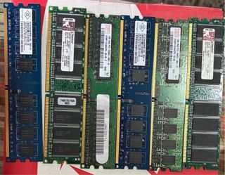 6 Memorias RAM DDR