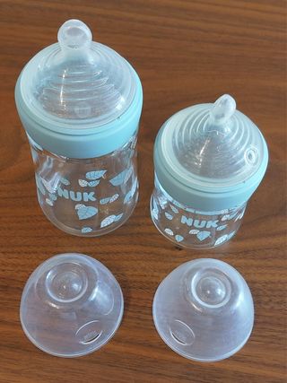 Biberones NUK Nature Sense de cristal 120ml y 240m