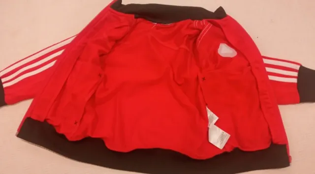 Adidas Giacca tuta Adidas bambino rossa