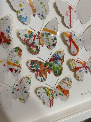 Cuadro Mariposas Papel Multicolor