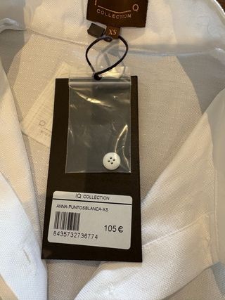 Camisa blanca IQ Collection modelo Anna Talla XS
