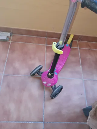 Patinete 3 Ruedas Rosa