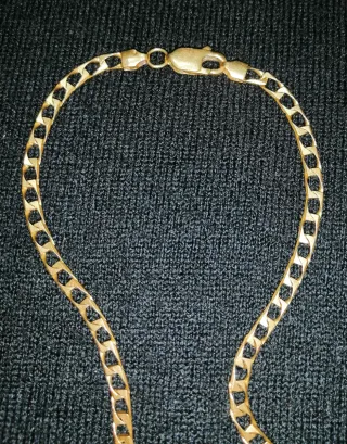 Cadena Plana Maciza Oro 18k