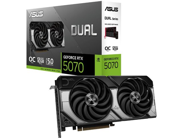 ASUS Dual RTX 5070 12GB GDDR7 OC