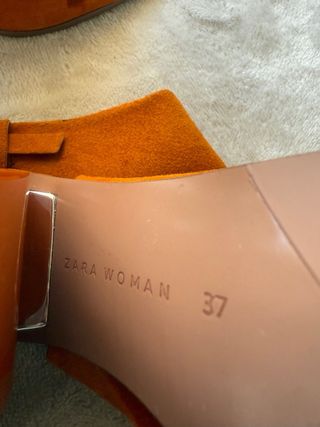 Botines Zara Naranja
