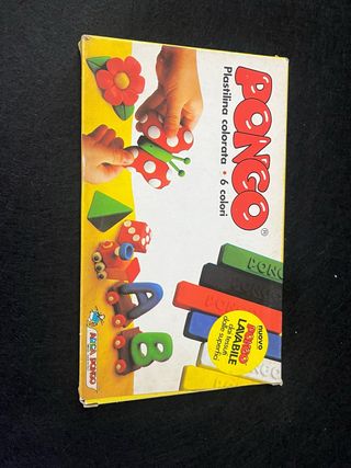 Pongo Plastilina Colorata 6 Colori Anni 80
