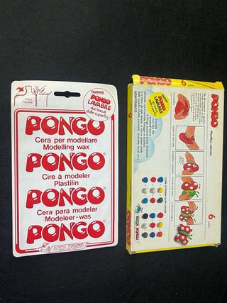 Pongo Plastilina Colorata 6 Colori Anni 80