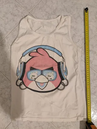 Blusa / t-shirt / top sem mangas dos angry birds