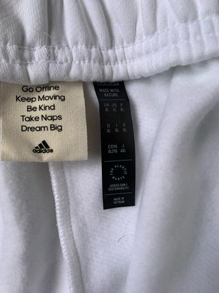 Adidas Pantalones Cortos Blancos