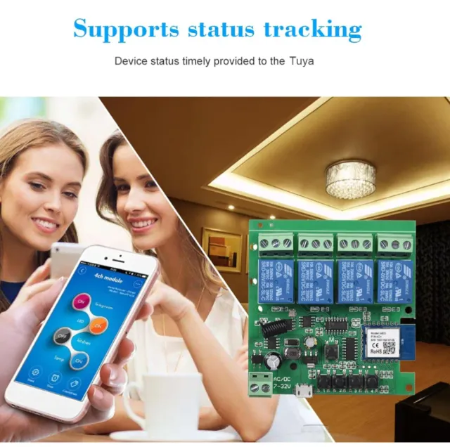 Módulo Relé Inteligente 4 Canales