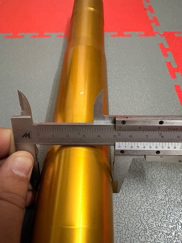 Botellas Horquilla Moto Doradas