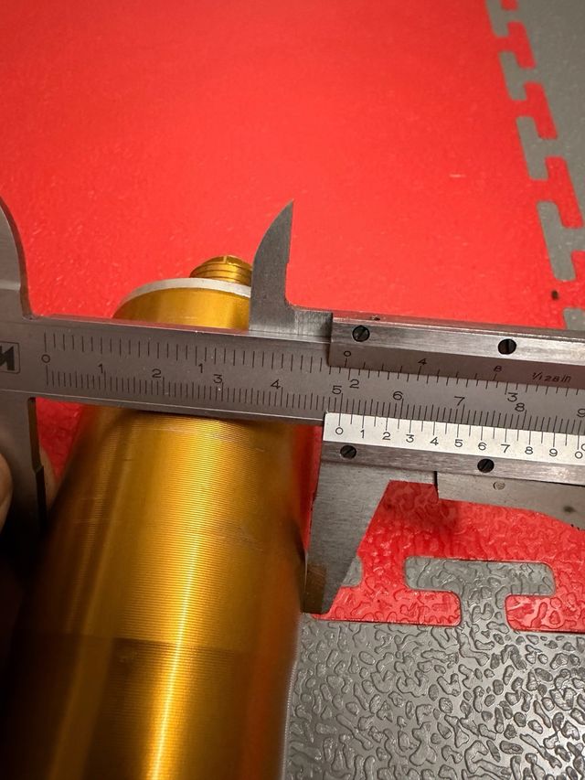 Botellas Horquilla Moto Doradas