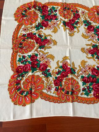 Foulard portoghese floreale nuovo