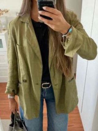 Americana Scalpers verde militar Talla M