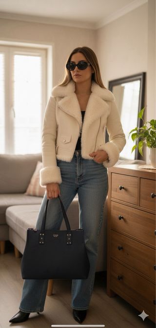 Bolso Guess Fortune Tote Azul
